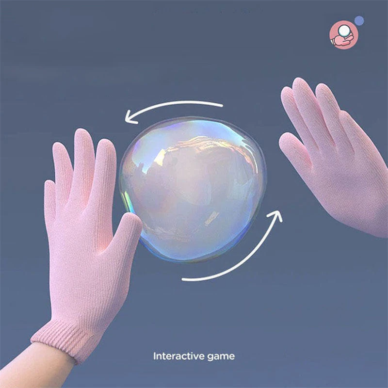 Touchable smoke bubble gun