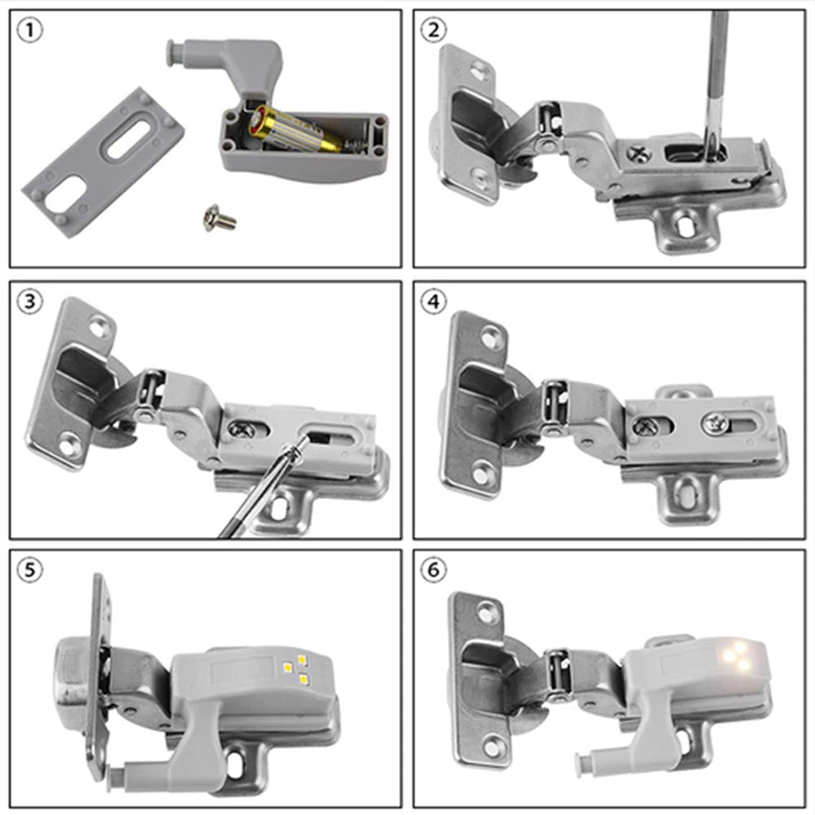 Automatic cabinet LED Lights