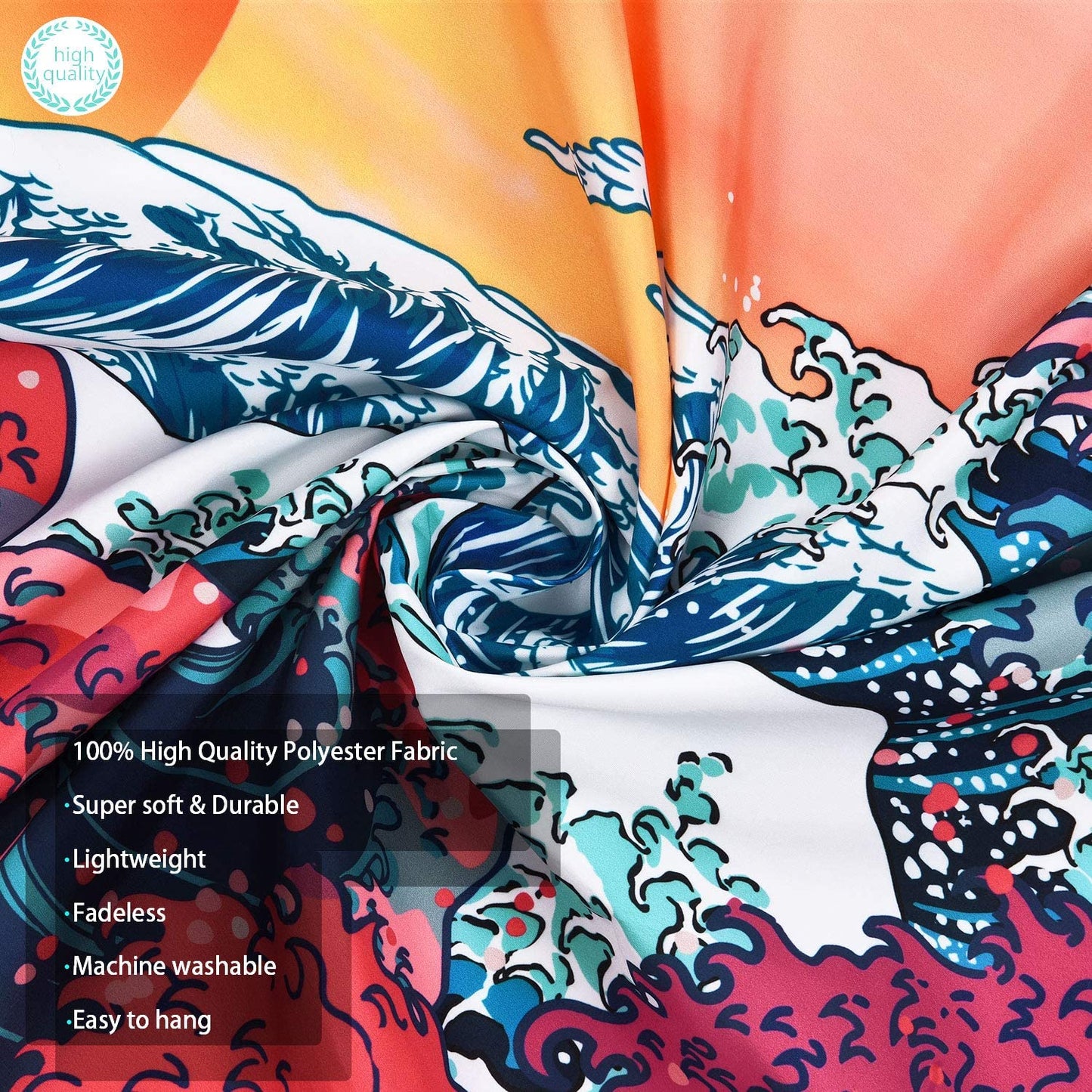 Sunsetaro - Vibrant Colors Ocean Serenity Tapestry