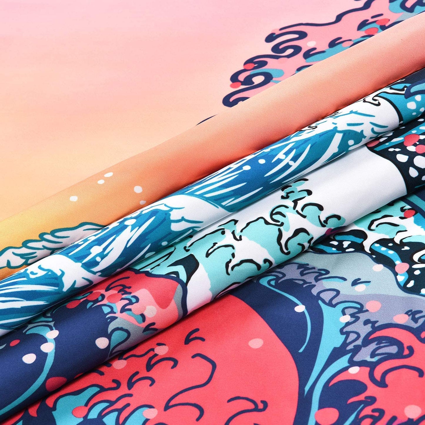 Sunsetaro - Vibrant Colors Ocean Serenity Tapestry