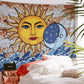 Sunmoonello - Dream Sequence Sun, Luna & Full Moon Ocean Waves Tapestry