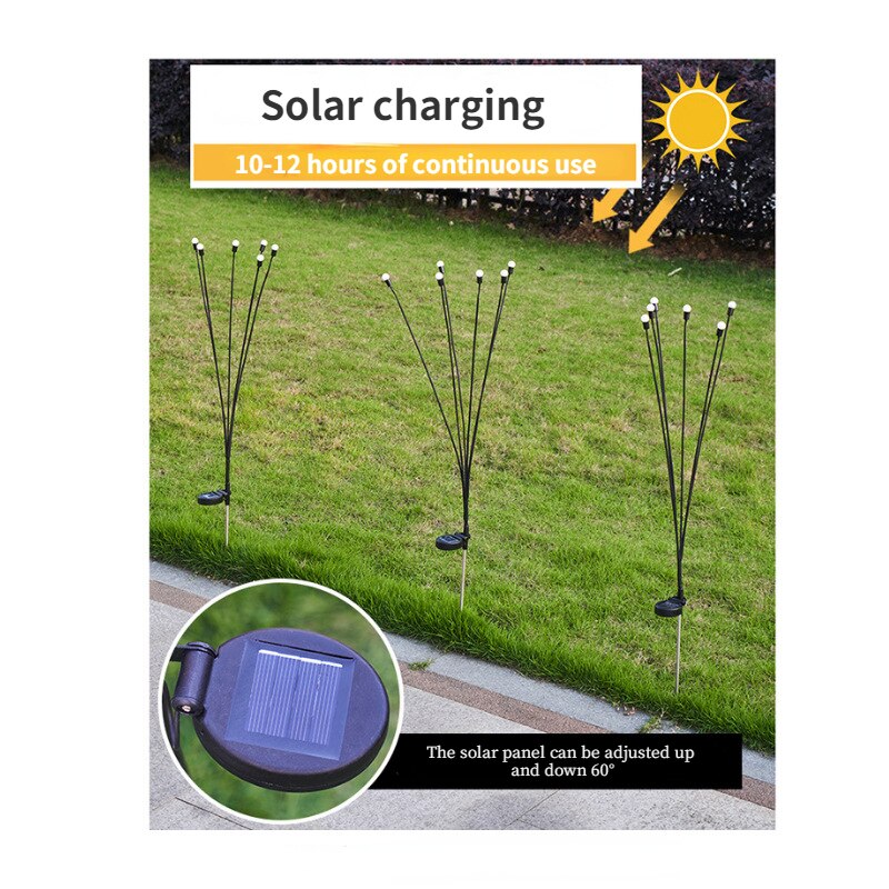 Solar Powered Firefly Garden Light