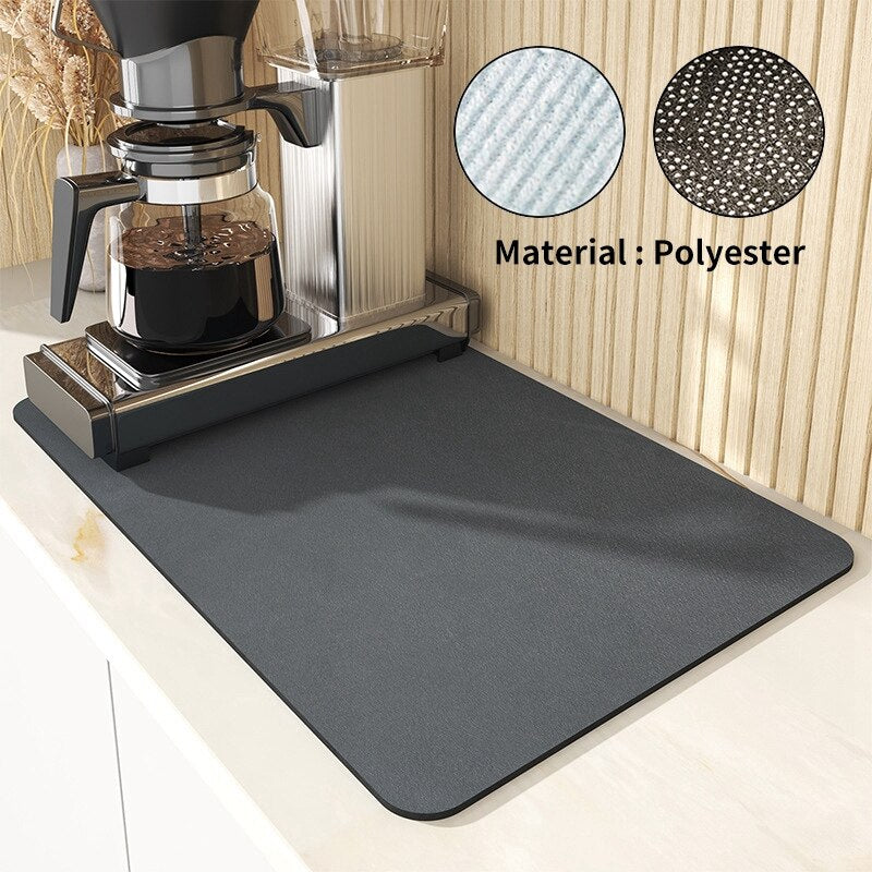 Super Absorbent Kitchen Draining Mat