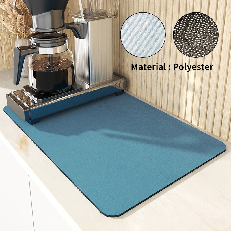 Super Absorbent Kitchen Draining Mat