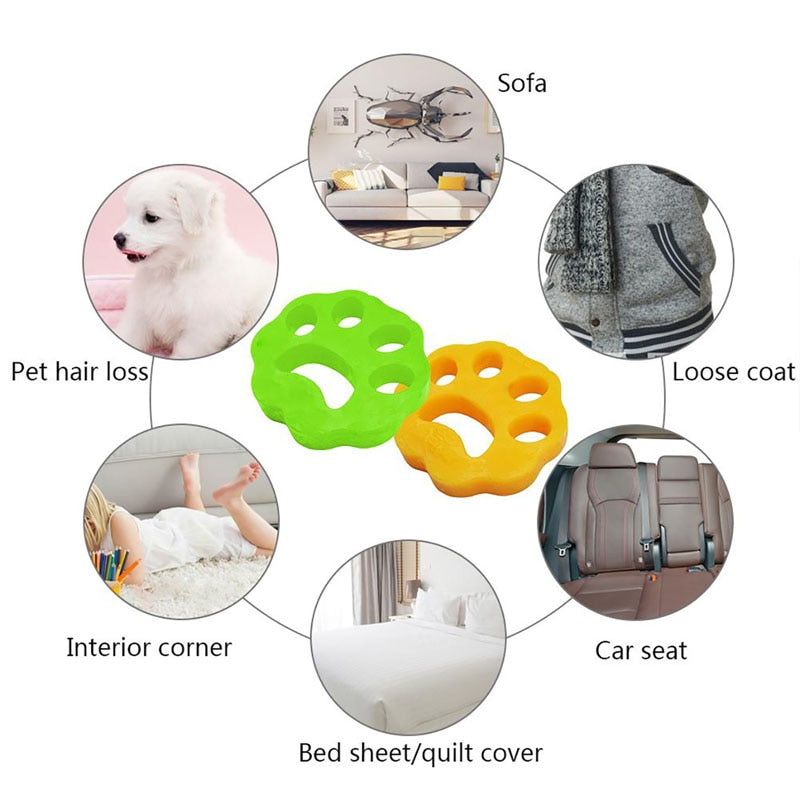 Reusable Pet Fur remover (4 PCs)