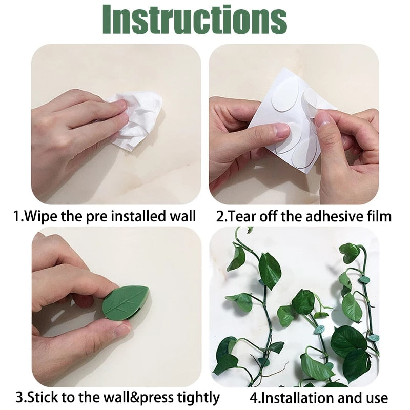 Leaf Shape Self-Adhesive Hook (20 pcs/40pcs)