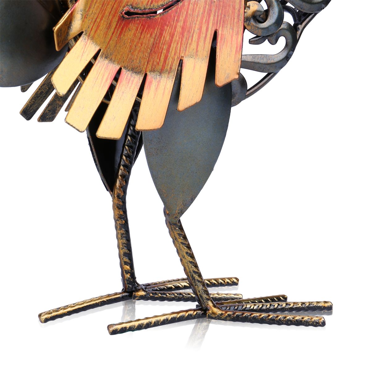 Rollo - Handmade standing rooster sculpture
