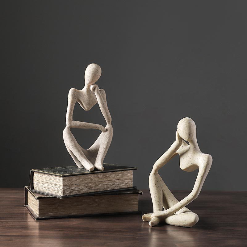 Figuro - Resin Abstract Deep Thoughts Sculpture