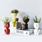 Crato - Colorful Abstract Art Resin Plant Pot
