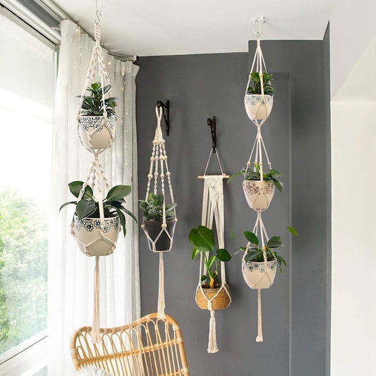 Tago - Bohemian Botanical Macrame Plant Holder