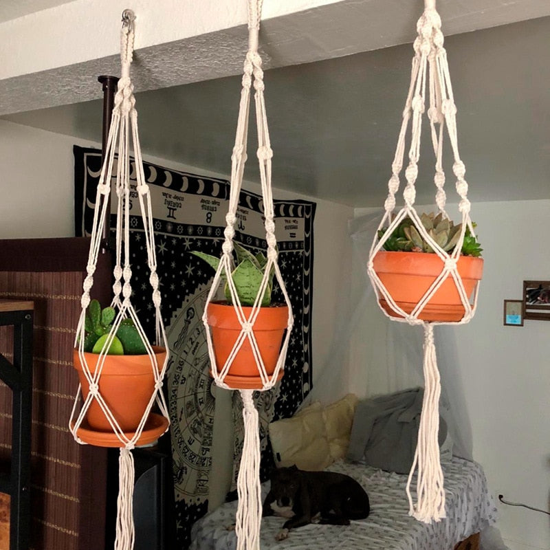 Tago - Bohemian Botanical Macrame Plant Holder