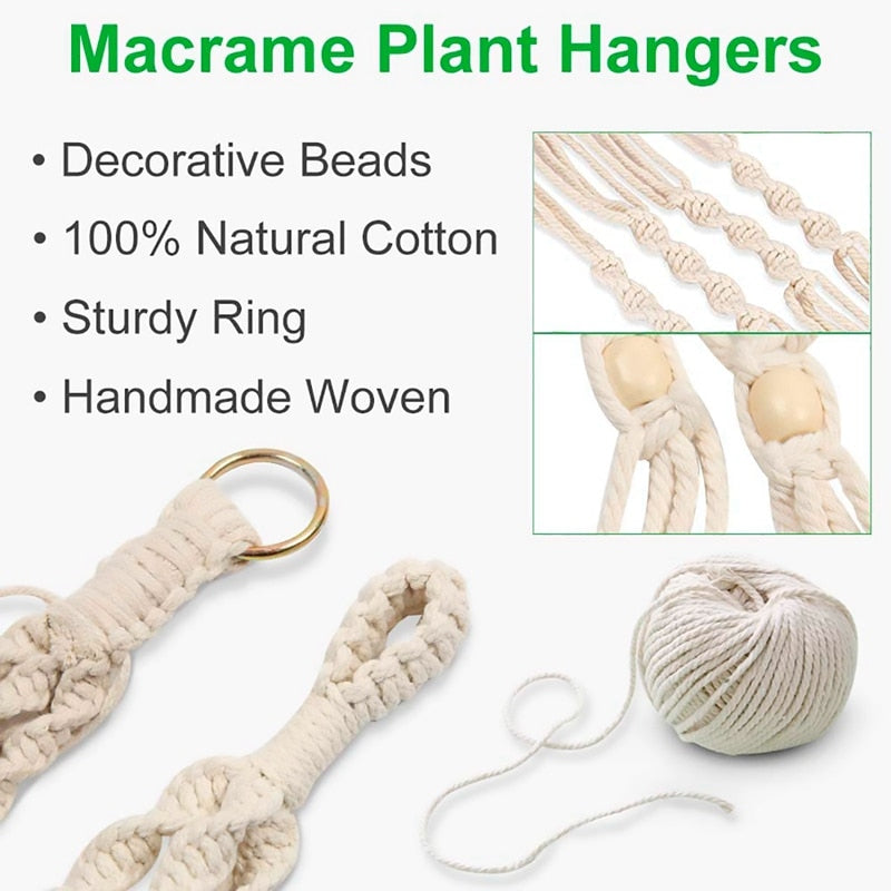 Tago - Bohemian Botanical Macrame Plant Holder