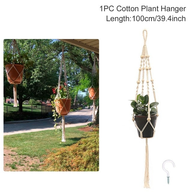 Tago - Bohemian Botanical Macrame Plant Holder