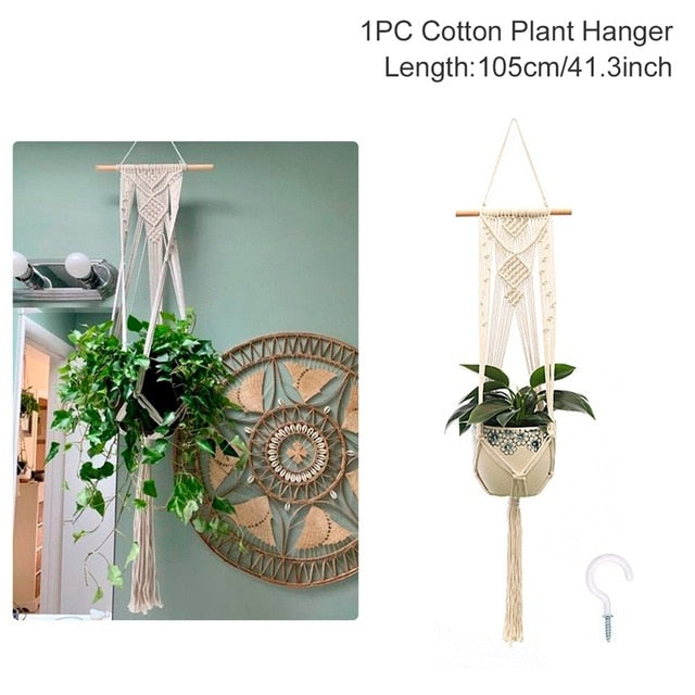 Tago - Bohemian Botanical Macrame Plant Holder