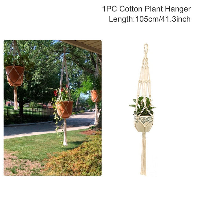 Tago - Bohemian Botanical Macrame Plant Holder