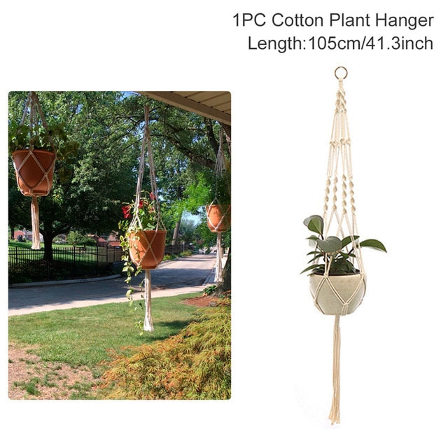 Tago - Bohemian Botanical Macrame Plant Holder