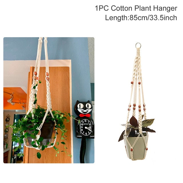 Tago - Bohemian Botanical Macrame Plant Holder
