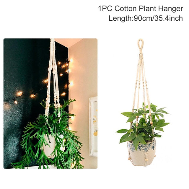 Tago - Bohemian Botanical Macrame Plant Holder