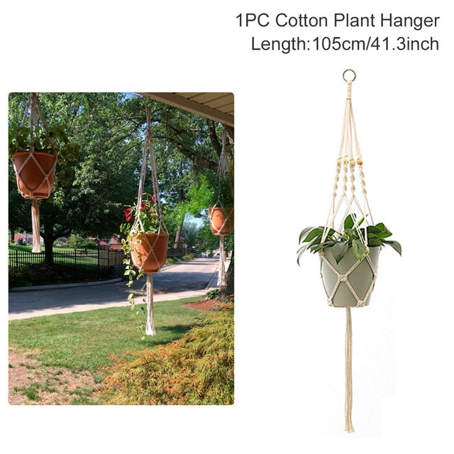 Tago - Bohemian Botanical Macrame Plant Holder