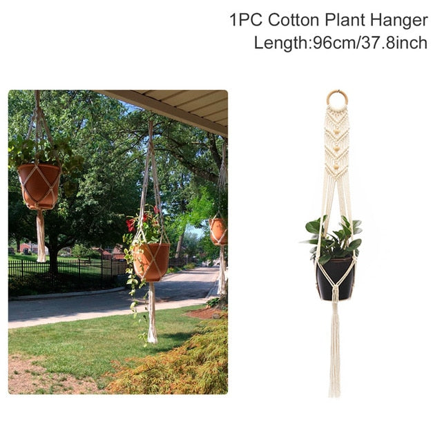 Tago - Bohemian Botanical Macrame Plant Holder