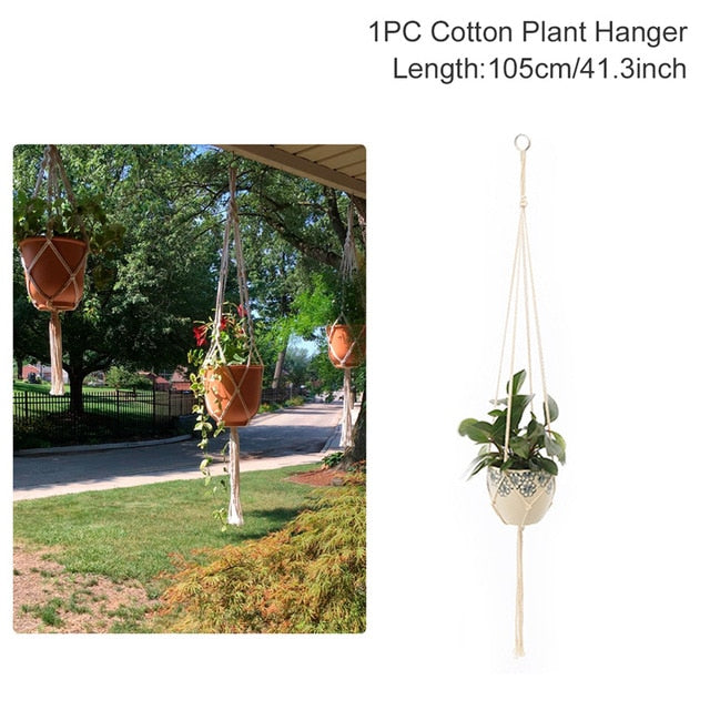 Tago - Bohemian Botanical Macrame Plant Holder