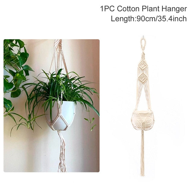 Tago - Bohemian Botanical Macrame Plant Holder