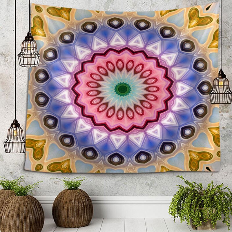 Bohemia - Colorful Mandala Sun Tapestry