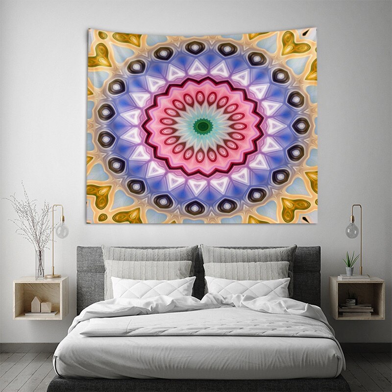Bohemia - Colorful Mandala Sun Tapestry