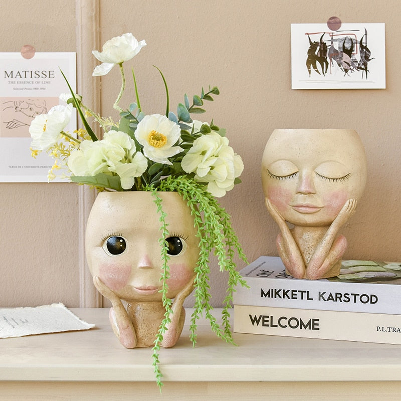 Facipot - A Unique Face Flower Pot