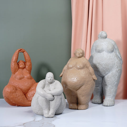 Deco - The Fat Lady Sings Abstract Figure Sculpture
