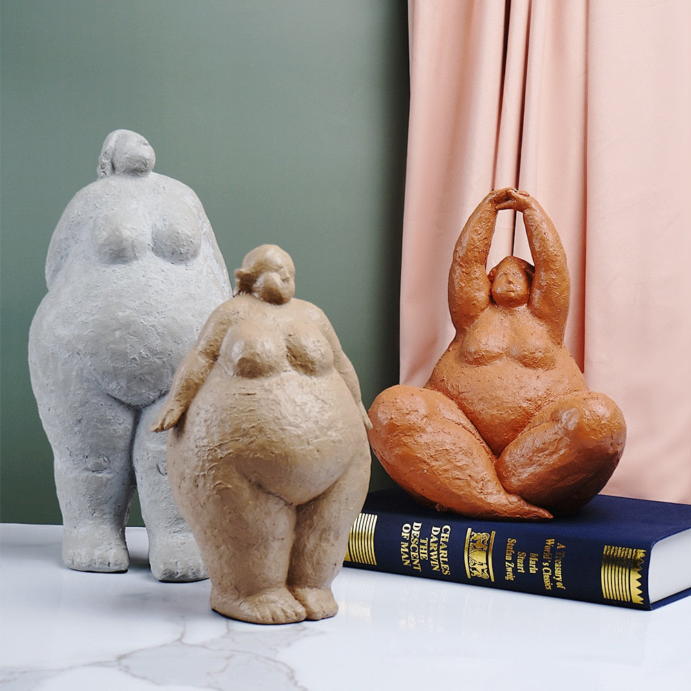 Deco - The Fat Lady Sings Abstract Figure Sculpture