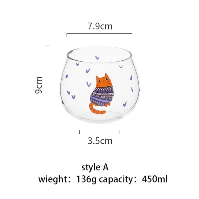 Pupply - 450ml Heat Resistant Glass Tumbler