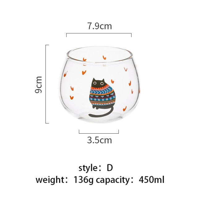 Pupply - 450ml Heat Resistant Glass Tumbler