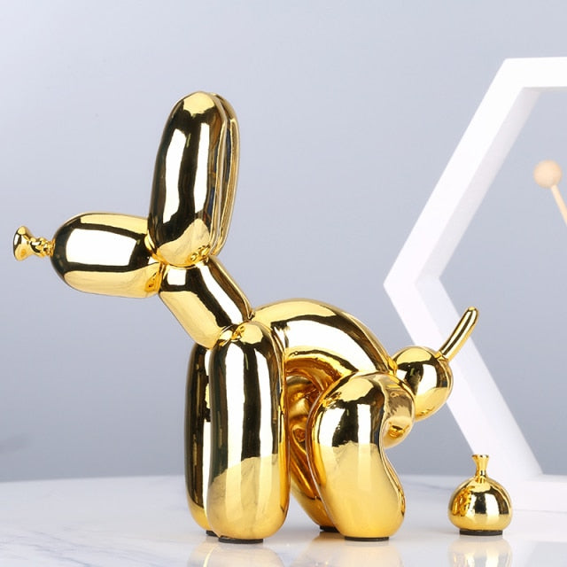 Balloono - Creative Pooping Balloon Dog Statue