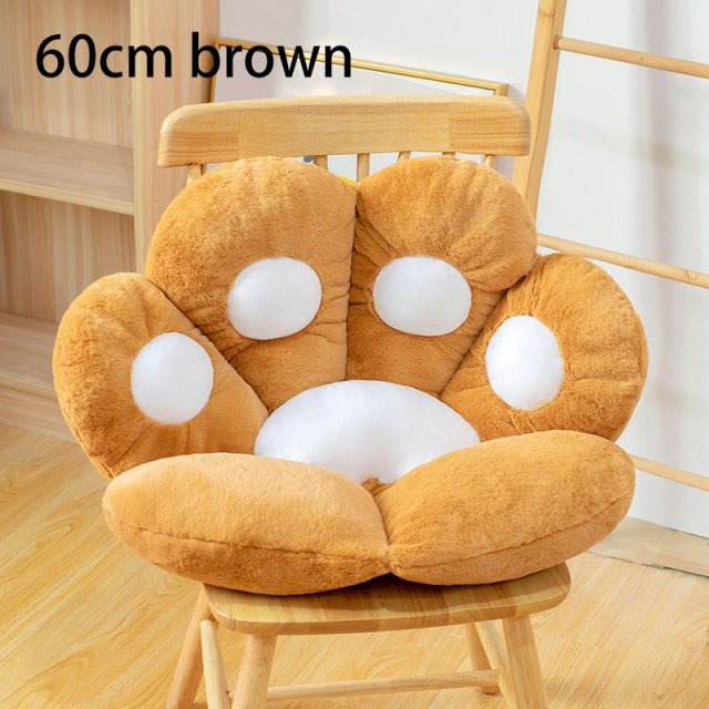 Kat - Cat Paw Plush Seat Cushion