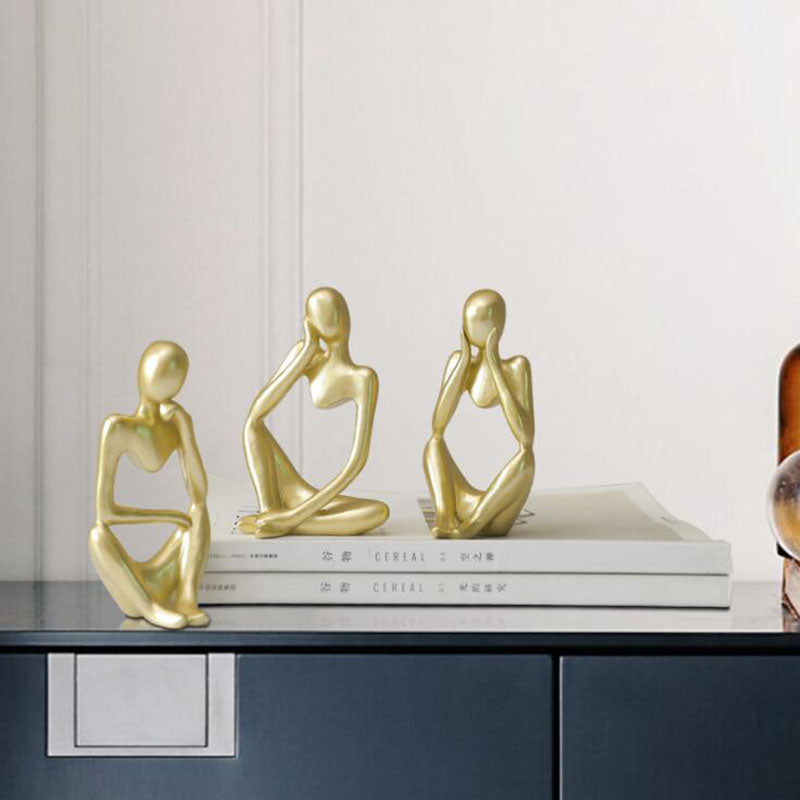 Socratist - Thinking in Silence Abstract Figure Statuette