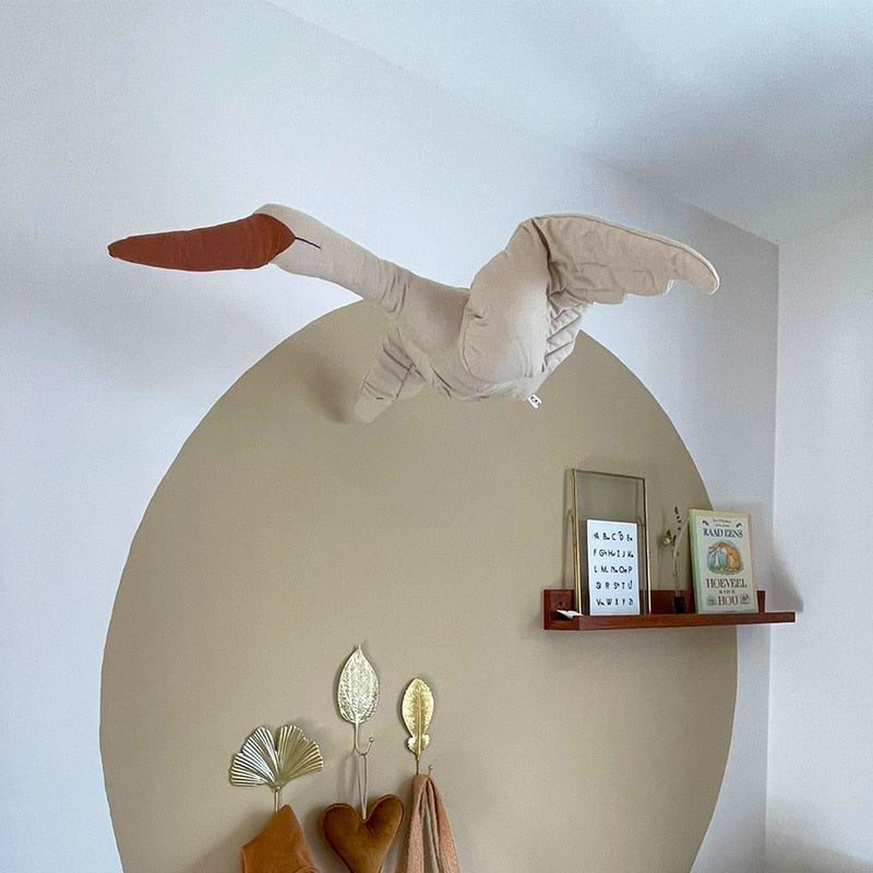 Gawlar - Creative wall hanging Swan Plush Stuffed Doll