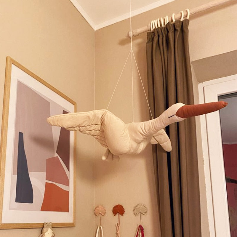Gawlar - Creative wall hanging Swan Plush Stuffed Doll