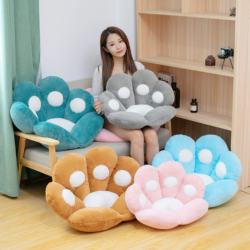 Kat - Cat Paw Plush Seat Cushion