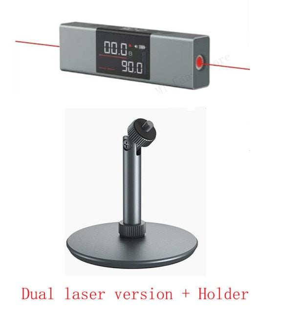 Lazo - Laser Protractor Digital Inclinometer Angle Measure 2 in 1 Type-C Charging