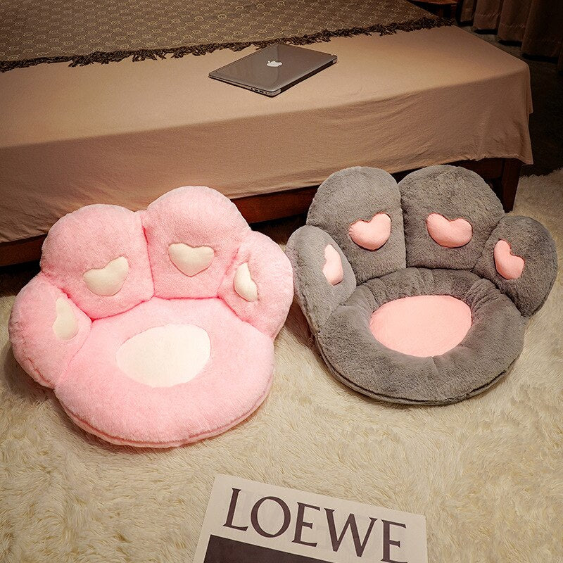 Kat - Cat Paw Plush Seat Cushion