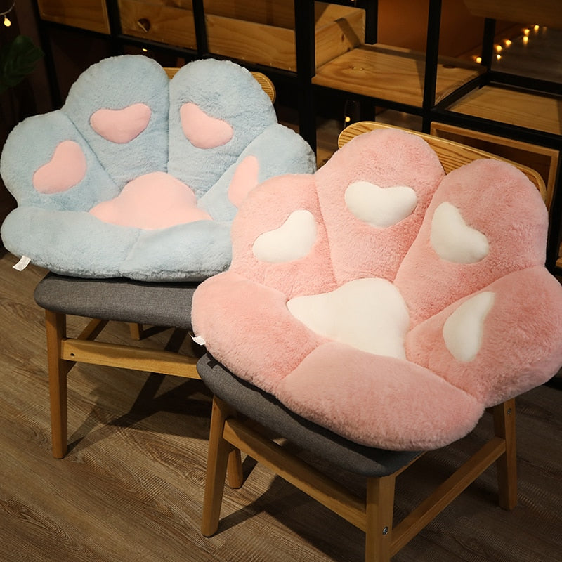 Kat - Cat Paw Plush Seat Cushion