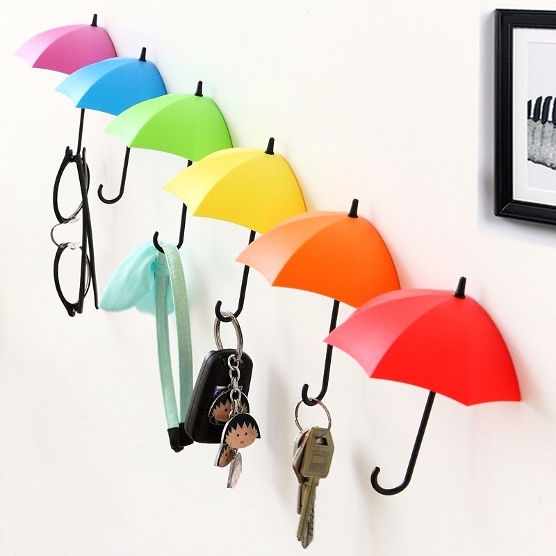 Umbizo - 3 PCS Self Adhesive Umbrella Wall Hooks