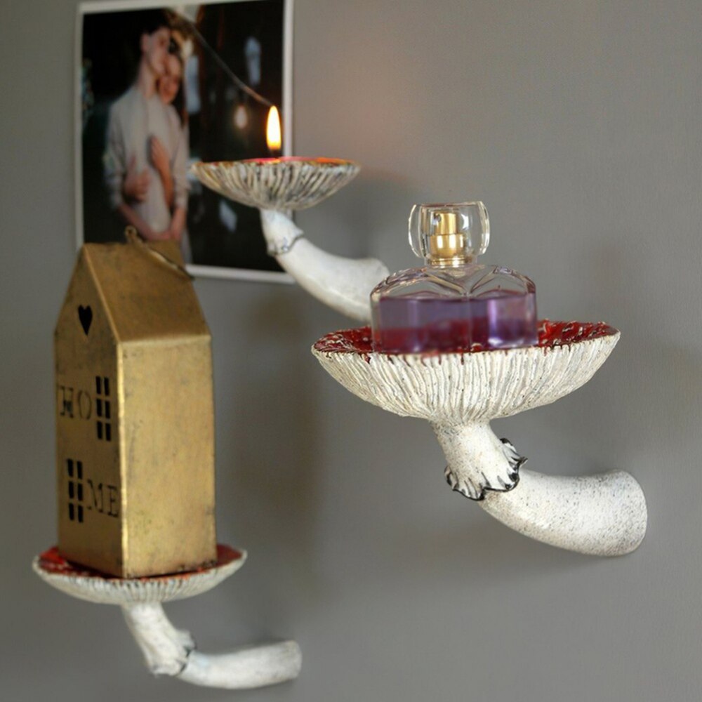 Mushroomo -Amanita Mushroom Wall Floating Shelf