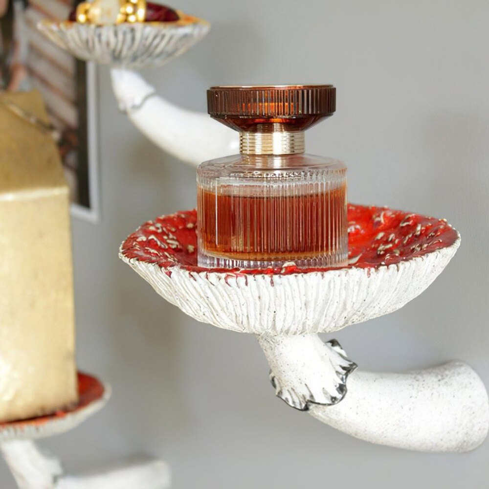Mushroomo -Amanita Mushroom Wall Floating Shelf