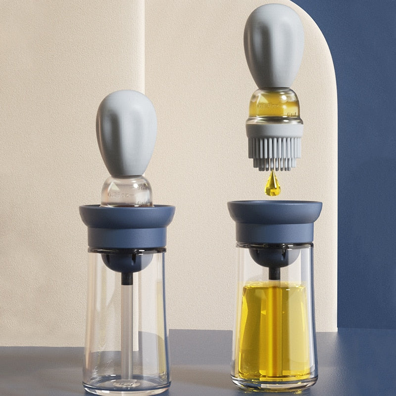 Glass Bottle Oil Measuring Dispenser