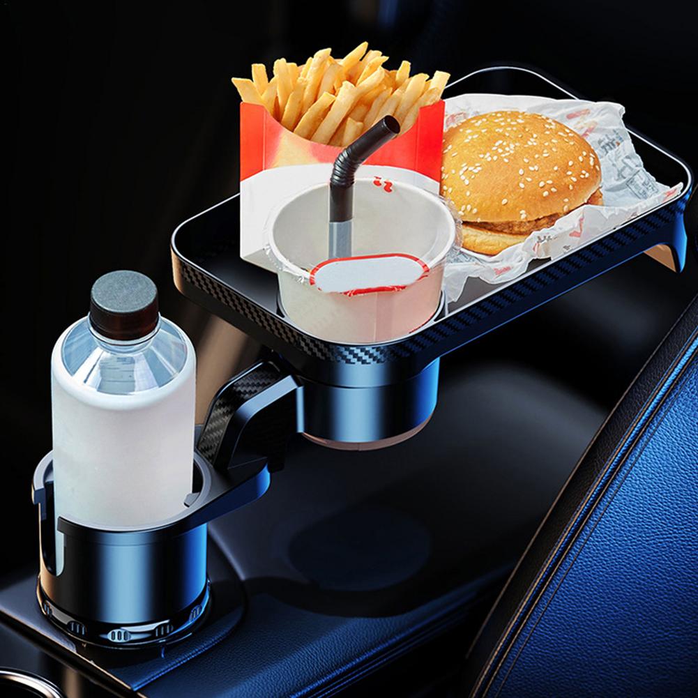 Adjustable Car Cup Holder Extender Tray