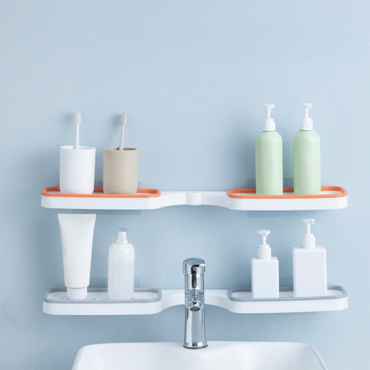 Bathroom Corner Punch-free Rack