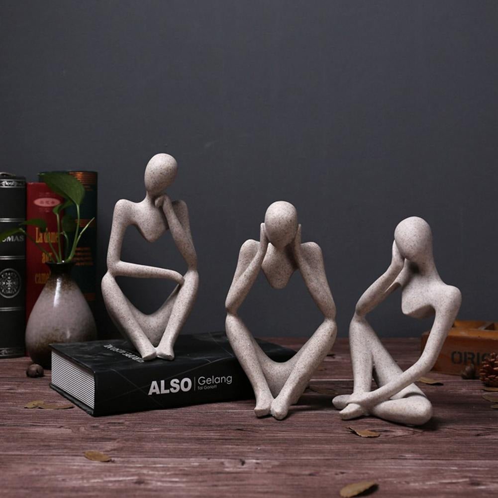 Figuro - Resin Abstract Deep Thoughts Sculpture