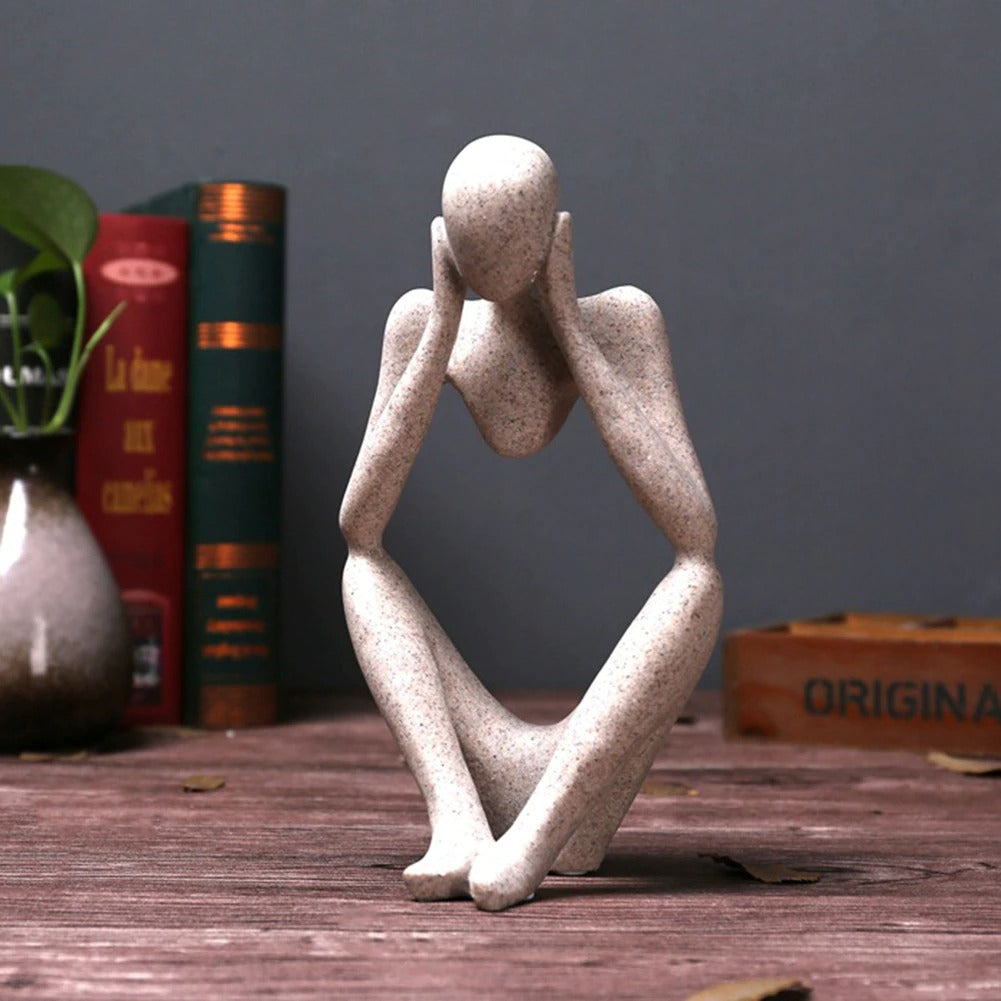 Figuro - Resin Abstract Deep Thoughts Sculpture